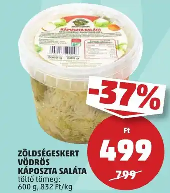 PENNY ZÖLDSÉGESKERT VÖDRÖS KÁPOSZTA SALÁTA 600g ajánlat