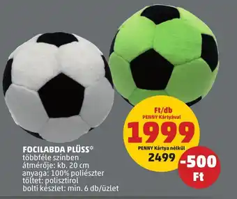 PENNY FOCILABDA PLÜSS ajánlat