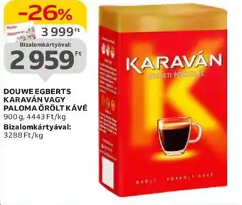 DOUWE EGBERTS KARAVÁN VAGY PALOMA ŐRÖLT KÁVÉ 900g