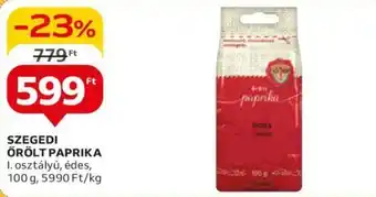 Auchan SZEGEDI ÖRÖLT PAPRIKA 100g ajánlat
