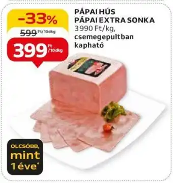 Auchan PÁPAI HÚS PÁPAI EXTRA SONKA ajánlat
