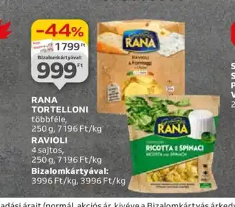 Auchan RANA TORTELLONI 250g ajánlat