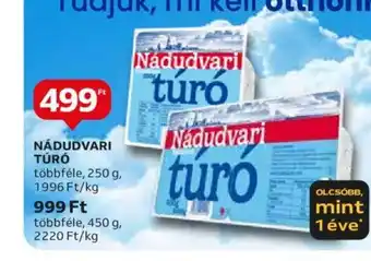 Auchan NÁDUDVARI TÚRÓ 250g ajánlat