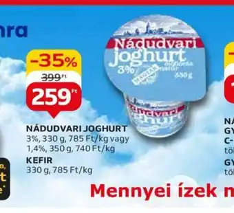 Auchan NÁDUDVARI JOGHURT 330g ajánlat