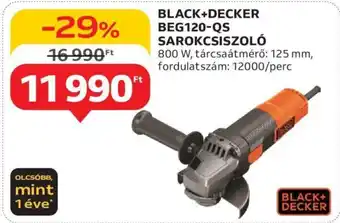 Auchan BLACK+DECKER BEG120-QS SAROKCSISZOLÓ ajánlat