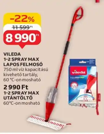 Auchan VILEDA 1-2 SPRAY MAX LAPOS FELMOSÓ ajánlat