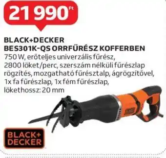 Auchan BLACK+DECKER BES301K-QS ORRFŰRÉSZ KOFFERBEN ajánlat