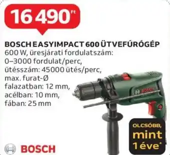 Auchan BOSCH EASYIMPACT 600 ÜTVEFÚRÓGÉP ajánlat