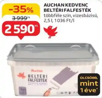 Auchan AUCHAN KEDVENC BELTÉRI FALFESTÉK 2,5 l ajánlat