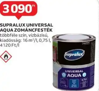 Auchan SUPRALUX UNIVERSAL AQUA ZOMÁNCFESTÉK ajánlat