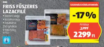 ALDI FRISS FŰSZERES LAZACFILÉ 250g ajánlat