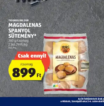 ALDI MAGDALENAS SPANYOL SÜTEMÉNY 380g ajánlat