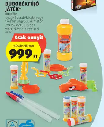 ALDI BUBORÉKFÚJÓ JÁTÉK ajánlat