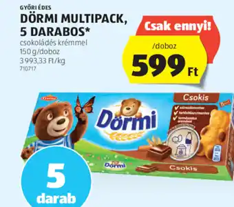 ALDI DÖRMI MULTIPACK 5 DARABOS 150g ajánlat