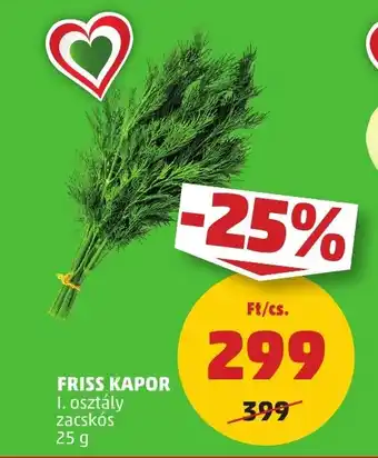 FRISS KAPOR 25 g