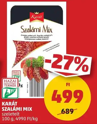 PENNY KARÁT SZALÁMI MIX 100g ajánlat