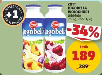 PENNY ZOTT JOGOBELLA IVÓJOGHURT 250g ajánlat