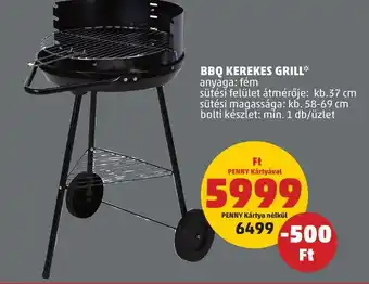 PENNY BBQ KEREKES GRILL ajánlat