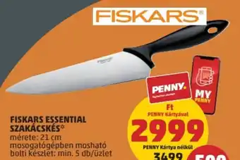 PENNY FISKARS ESSENTIAL SZAKÁCSKÉS ajánlat