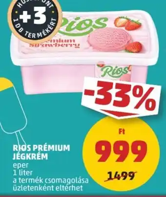 RIOS PRÉMIUM JÉGKRÉM 1 liter