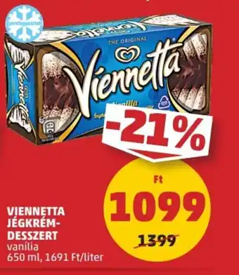 VIENNETTA JÉGKRÉM- DESSZERT 650ml