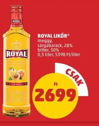 PENNY ROYAL LIKŐR 0,5 liter ajánlat