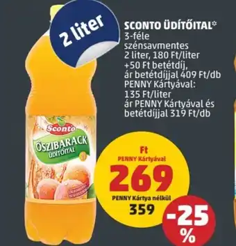 SCONTO ÜDÍTŐITAL 2 liter