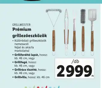 Lidl GRILLMEISTER Prémium grillezőeszközök 1db ajánlat