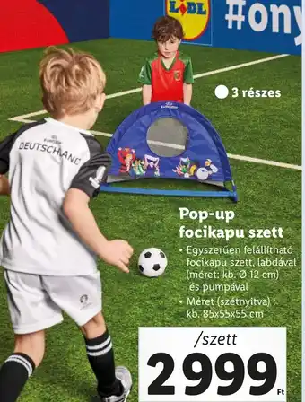 Pop-up focikapu szett
