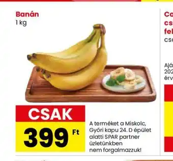 Spar Banán 1kg ajánlat
