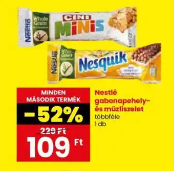 Spar Nestlé gabonapehely- és müzliszelet 1db ajánlat