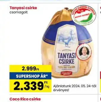 Spar Tanyasi csirke csomagolt ajánlat