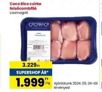 Spar Coco Rico csirke felsőcombfilé csomagolt ajánlat