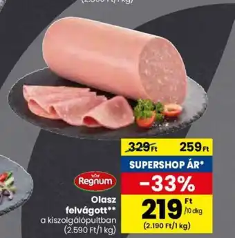 Spar Olasz felvágott 10dkg ajánlat