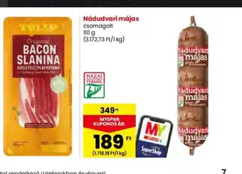 Spar Nádudvari májas 110g ajánlat