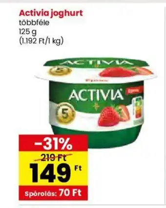 Spar Activia joghurt 125g ajánlat