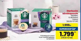 Spar Starbucks kávékapszula 1db ajánlat