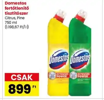 Spar Domestos fertőtlenítő tisztítószer 750ml ajánlat