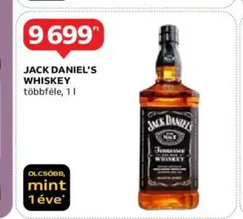 Auchan JACK DANIEL'S WHISKEY 1l ajánlat