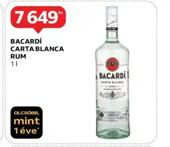 BACARDÍ CARTA BLANCA RUM 1l