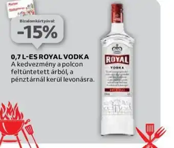 Auchan 0,7 L-ES ROYAL VODKA ajánlat