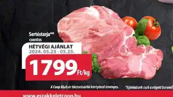 Coop Sertéstarja 1kg ajánlat