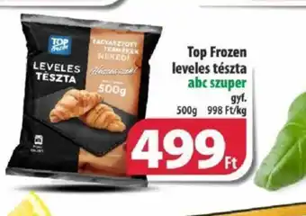 Coop Top Frozen leveles tészta 500g ajánlat