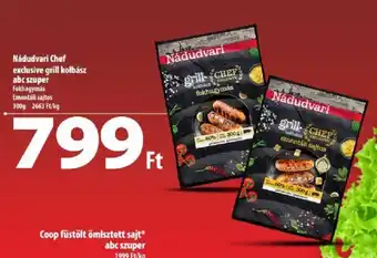 Coop Nádudvari Chef exclusive grill kolbász 300g ajánlat