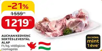Auchan AUCHAN KEDVENC SERTÉS LEVESTÁL ALAP ajánlat