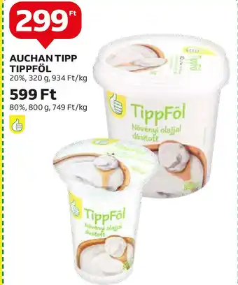 Auchan AUCHAN TIPP TIPPFÖL 320g ajánlat