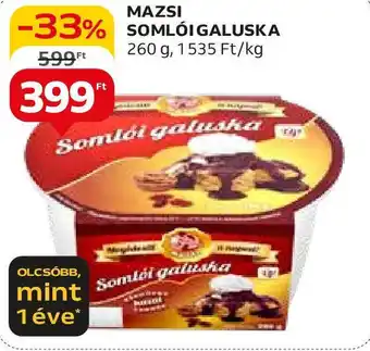 Auchan MAZSI SOMLÓI GALUSKA 260g ajánlat