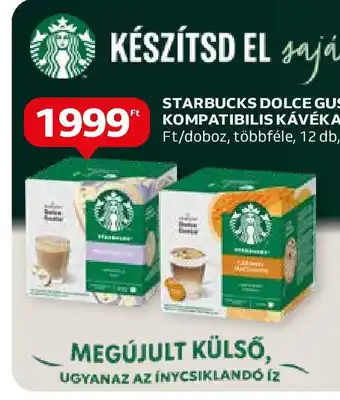 Auchan STARBUCKS DOLCE GUSTO KOMPATIBILIS KÁVÉKAPSZULA ajánlat