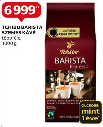 Auchan TCHIBO BARISTA SZEMES KÁVÉ 1000g ajánlat