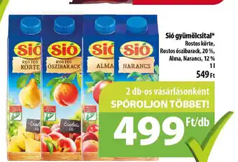 Coop Sió gyümölcsital 1l ajánlat